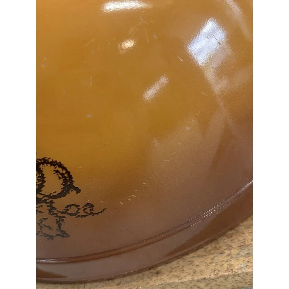 Pyrex Old Orchard 403 Mixing Bowl Fruit Gold Ombre Brown 2 1/2 qt So Nice